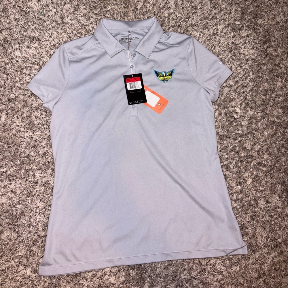 Dallas Wings Nike Golf Polo with Tags